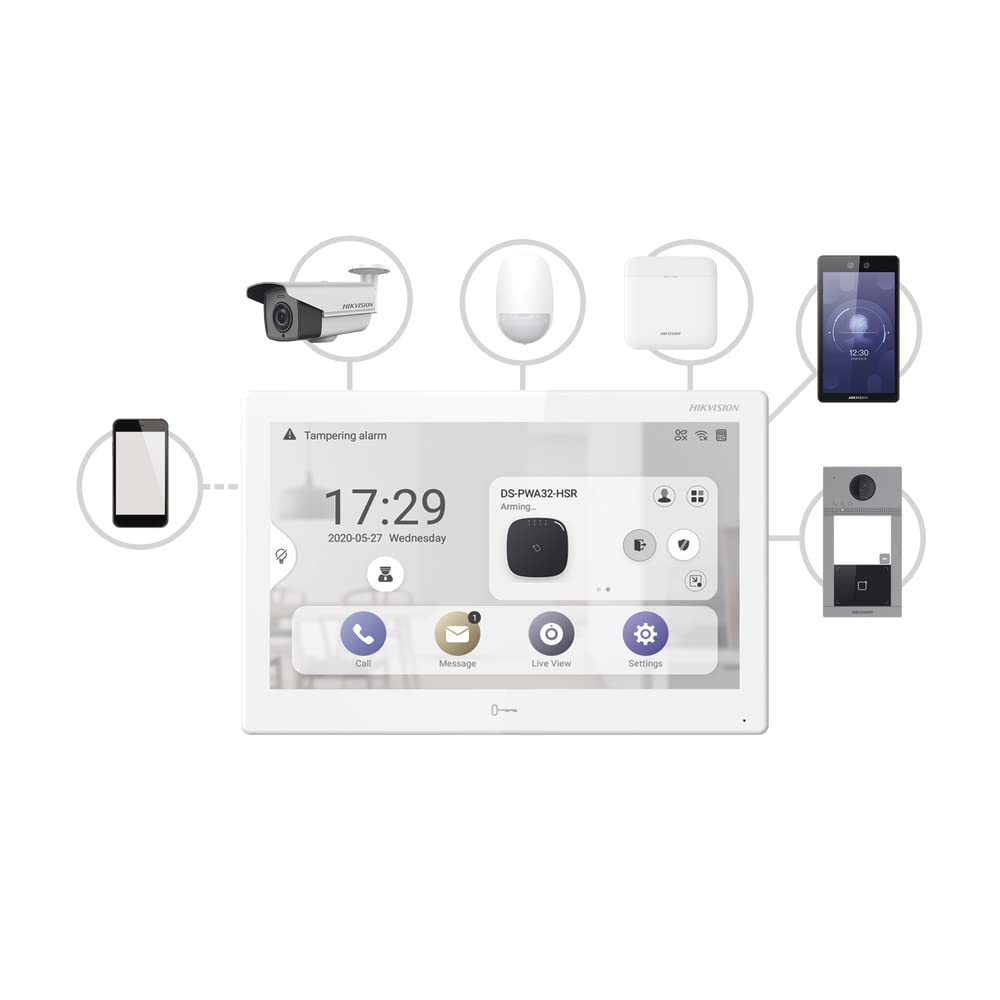 7" Android TFT LCD Touchscreen IP-Monitor DS-KH9310-WTE1