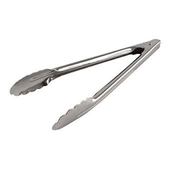 Adcraft XHT-12 12" Long, Extra Heavy Stainless Steel Utility Tong