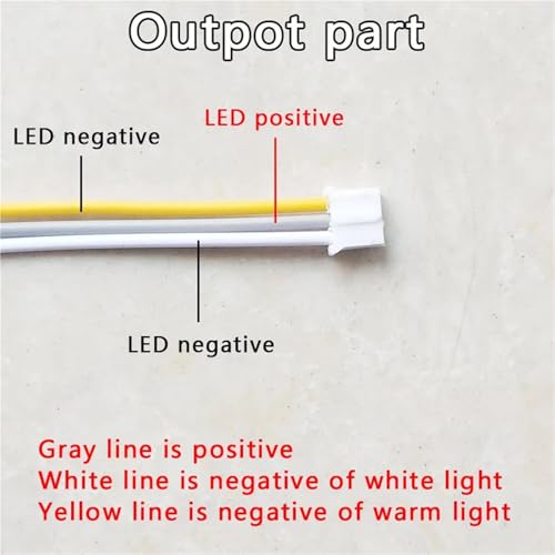 Driver LED double couleur 280mA courant constant AC165-265V pour SMD - 3