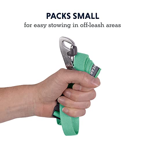 Ruffwear, Coleira para cães Flagline, guia leve com mãos livres, opção de uso na cintura, verde sálv