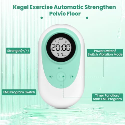 Image of Incontinence Treatment Device, Pelvic Floor Exercise Devices for Women, Pelvic Floor Trainer&Kegel Exerciser for Postpartum Recovery and Pelvic Floor Stimulator for Bladder Control