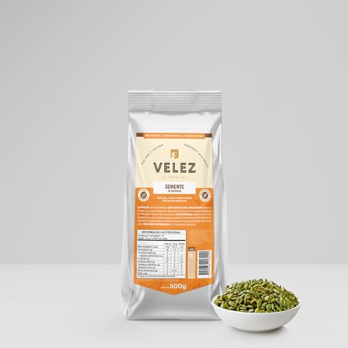 Semente de Abóbora Crua Sem Casca Premium VELEZ 500g