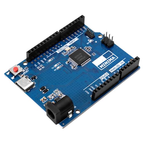 Rev4 Placa de desarrollo RUIZHI Rev4 Minima placa de desarrollo 5 V 48 MHz conector USB-C equipado con procesador ARM Cortex M4, flash de 256 KB / 32 KB SRAM compatible con Arduino