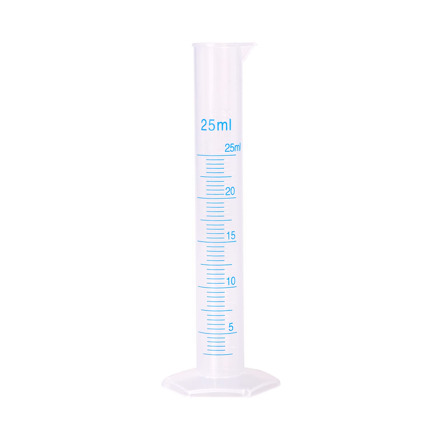 1 bouteille graduée transparente de 25 ml pour mesurer les liquides