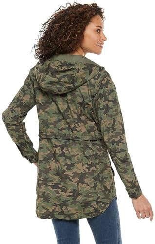 Columbia west bluff Light Jacket camo Green Women sz XS2
