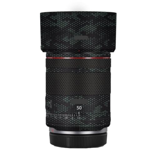 RF 50 1.4 レンズスキンビニールラップフィルムカメラ保護ステッカー に適合する Canon RF 50mm F1.4 写真アクセサリー用(マンバグリーン)