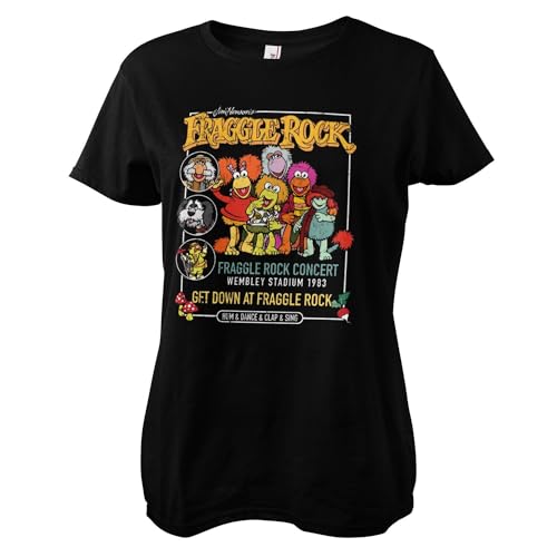 T-shirt Fraggle Rock concert vêtement vintage femme look rock et nostalgique