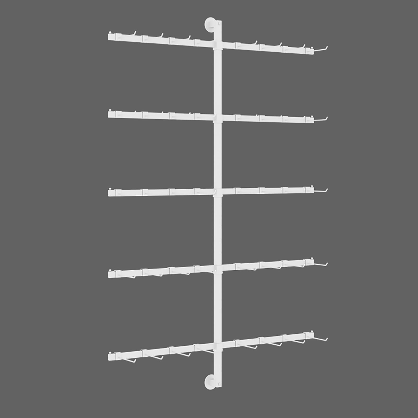 HUXUZYDY Espositore da parete multiuso per cappelli e accessori da calcio, perfetto per la decorazione della casa, 80 x 120 cm, bianco-80 x 120 cm, bianco