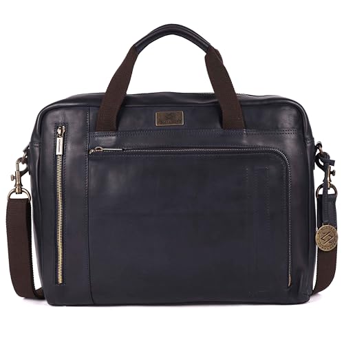 Image of KOMPANERO Genuine Leather Laptop Bag(B-12854-$P)