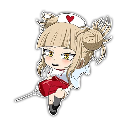 EARLFAMILY 13cm トガヒミコ アニメ ステッカー 自転車 スーツケース ヘルメット パソコン 防水 装飾 痛車 ステッカー