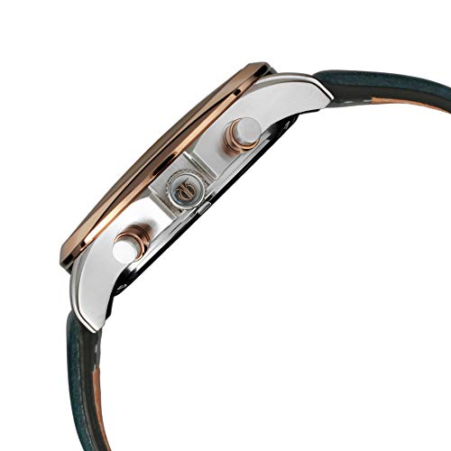 Titan Regalia Maritime White Dial Chronograph Leather Strap Watch for Men-NS1830KL01 - Image 4