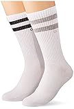 Calvin Klein Herren Stripe Sock 2 Pack, White, 43/46 (2er Pack)