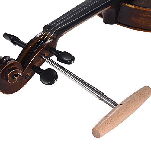 JVSISM Violin Viola Peg Hole Reamer 1:30 Taper Wood Handle for Luthier Tool Parts & Violin Peg Shaver Aluminum for 3/4 4/4 Violin Pegs Repair Luthier Maker Tools Violin Accessories