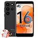 Ulefone Note 22 Handy Android 16 Go, 20GB RAM+32GB ROM/SD-2TB, 3000mAh Austauschbarer Akku, Mini 5.0" Octa Core Smartphone Ohne Vertrag DREI Kartenfächer Dual SIM 4G/Face ID/GPS/OTG/FM Schwarz