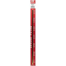 K&S Precision Metals Brass Strip 9845 1mm Thick x 18mm Wide x 300mm Long DIY Crafts, Electrical, Jewelry Making, Modeling, Made in USA, 3 Strips