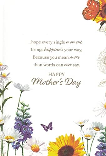 EXTRA LARGE TO A SPECIAL MUM MOTHER'S DAY CARD. 8 PAGE INSERT 12 X 8 INCHES