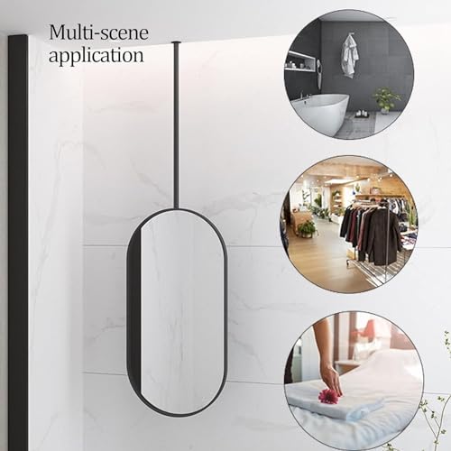 Miroir suspendu plafond rectangulaire pour optimiser les petits espaces - 5