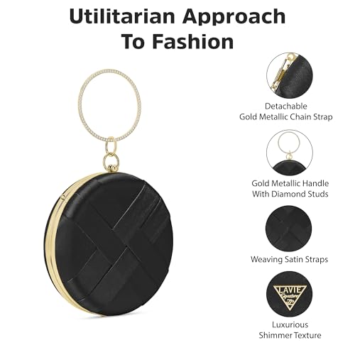 Image of Lavie Signature Women's Orem Circle Frame Clutch | Ladies purse |Gift For Women