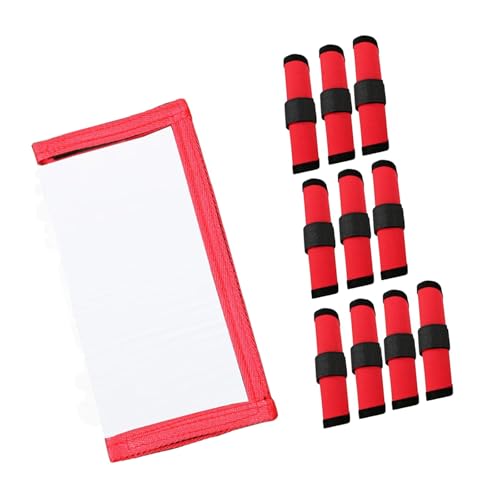 Visibilities PVC �^�b�N�����[�o�b�O 10 �̃��b�h�v���e�N�^�[�t���A�ȒP�Ɏ��ʂł���ނ�A�N�Z�T���[�A���s�p�ނ�ƃf�B�t�F���_�[�J�o�[