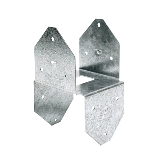 Simpson Strong-Tie BCS2-2/4 BCS Galvanized Post Cap for Double 2X Beam, 4X Post (Pack of 20) Simpson Strong-Tie BCS2-2/4 BCS Galvanized Post Cap for Double 2X Beam, 4X Post (Pack of 20)