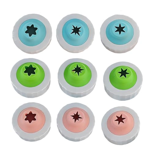 Spiralduse Fu Eismaschine - 9-teiliges Eismaschine-Duse, Softeis-Zubehorset - Ersatzduse Mit Wirbeleffekt | Fu Dessert-Partys & 