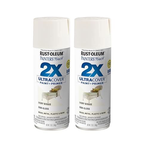 Rust-Oleum Painters Touch 2X Ultra Cover Spray Paint Ivory Bisque