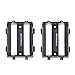 BCP 2PCS Black Color Plastic Double 26650 Battery Holder Case Storage Box