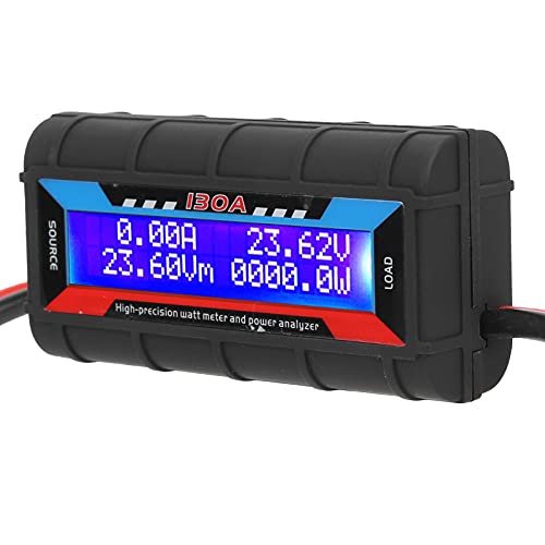 Wattmètre RC, Compteur de Puissance de Haute Précision 130A pour Modèle RC pour Avion