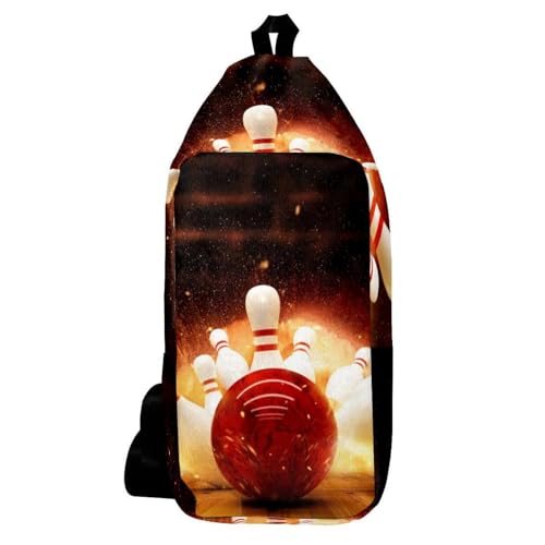 Sac à dos à bandoulière léger pour transporter une balle de bowling sans effort