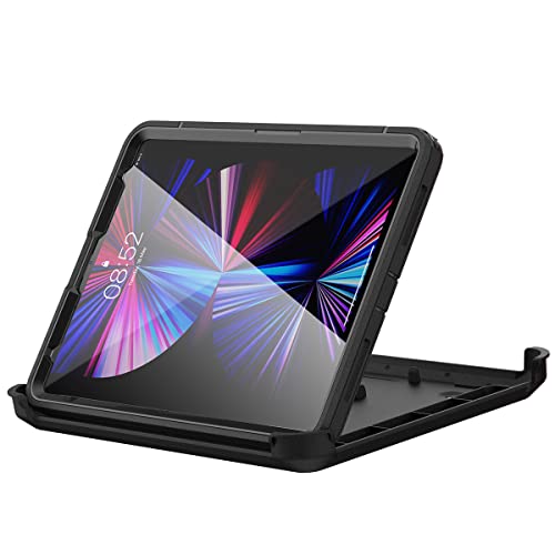 Aicase For Ipad Pro 11 Inch 4Th/3Rd/2Nd/1St Generation 2022/2021/2020/2018,Heavy Duty Shockproof Triple Layer Defense For New Apple Pro 11" 4Th 2022/3Rd Gen 2021,2Nd Gen 2020&1St Gen 2018(Black) #TOP3