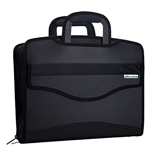 BXT® Maletín portadocumentos, bolso de mano para oficina, funda para ordenador portátil o clasificador de documentos de nailon, tamaño A4, unisex, color Style#6 Cover