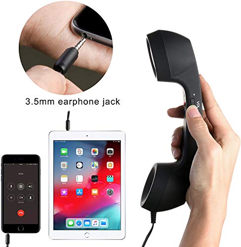 Ytykinoy C-H Retro 3.5Mm Telephone Handset Cell Phone Receiver Mic Microphone Speaker For Iphone Ipad Mobile Phones Cellphone Smartphone thumb #2