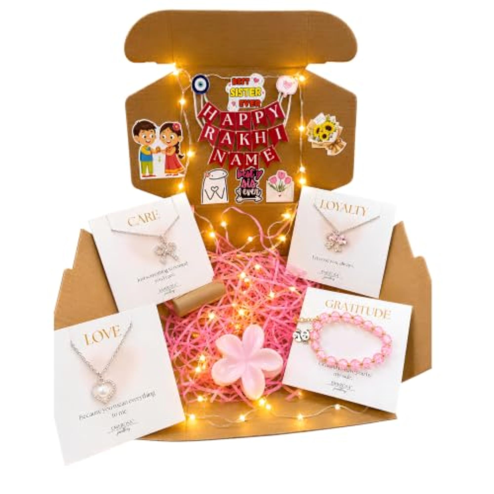 Personalized Rakhi Gift Hamper for Sister
