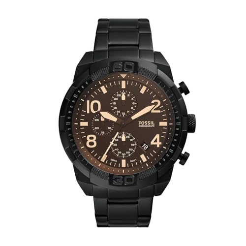 Fossil Bronson Chronograph Black Dial Men's Watch FS5876