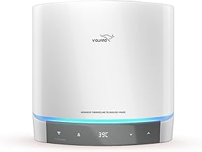 V-Guard Luxecube Avo Smart 15 Litre Geyser | Up to 38% More Hot Water | Dynamic Luxe Glow Pro Illumination | BEE 5 Star Ra