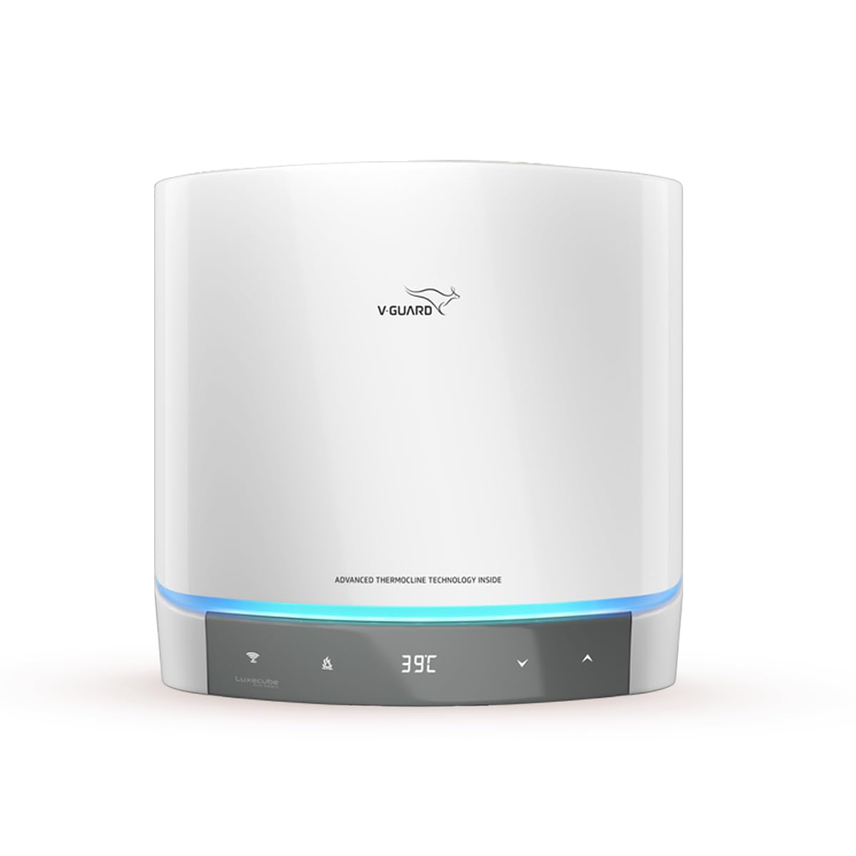 V-Guard Luxecube Avo Smart 15 Litre Geyser | Up to 38% More Hot Water | Dynamic Luxe Glow Pro Illumination | Customizable Mood Lighting | 3 Year Product & 10 Year Tank Warranty from V-Guard | White-image-36