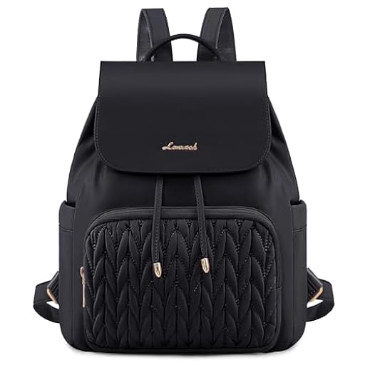 LOVEVOOK Mochila pequeña para mujer, resistente al agua, bolso de mano 2 en 1, mini bolso de día, mochila para mujer, elegante, para ocio, escuela, viajes, trabajo, A-negro., 13 pulgadas, Casual | Ya disponible en tu tienda friki favorita! En mundofriki.es!