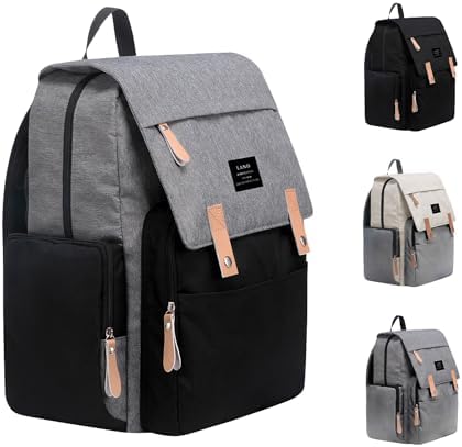 THE LAND Bolsa Mochila Maternidade, Original, Modelo Luxury, Marc...