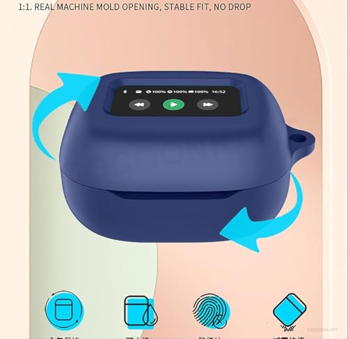 Image of Silicone Case Cover for Live Beam 3 | Live Flex 3 | Live Buds 3 (Lanyard,Blue)