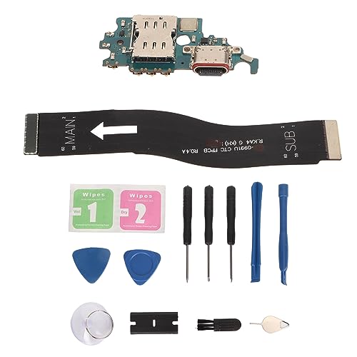 Dock Connector for Samsung Galaxy S21 SM G991U D 0 (US Version), USB C Phone Charging Port Flex Cable PCB Board Replacement with Repair Part