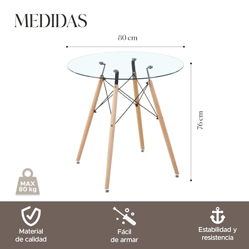 Opiniones y reviews de Mesa Antecomedor los preferidos por los clientes. 16 Imagen adicional