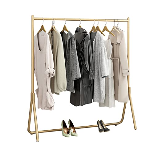 Présentoir à vêtements de boutique haut de gamme avec portant métallique robuste