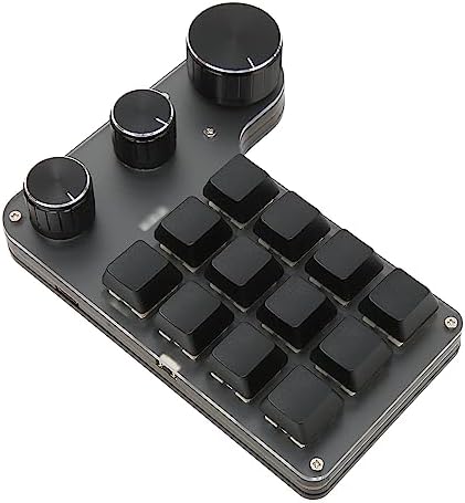 Amazon.co.jp: Mini Keypad, Programmable 12 Keys One Hand Mechanical ...