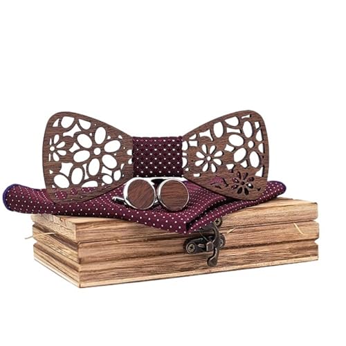 Nœud papillon en bois multicolore parfait pour invités de mariage et fêtes