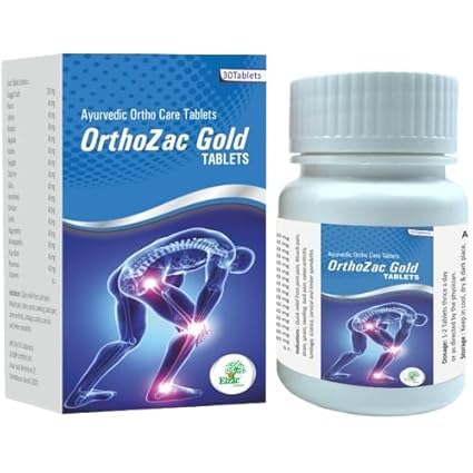 OrthoZac Gold 30 Tablets – Advanced Joint and Bone Health Supplement, Natural Pain Relief, Inflammation Reduction, and Enhanced Mobility Formula-image-22