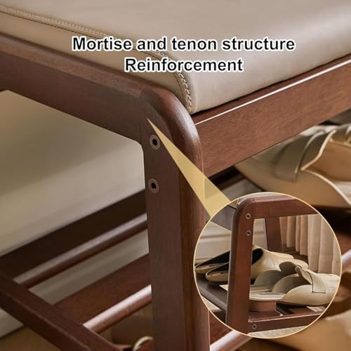 Banc à chaussures d'entrée moderne peu encombrant pour hall - 8