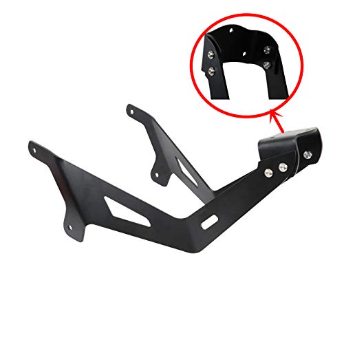 AUFER Fixed Mount Short Black BACKREST Sissy Bar Upright & Custom PAD for Yamaha Star Stryker 2011-2017 27D-F84A0-S0-00