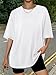 Trendy Queen Womens Oversized Summer T Shirts Plus Size Spring Cute Casual Tops Short Sleeves Fashion Workout Clothes 2026 White XXL