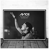 MEIZONGHUOJI Poster Avicii Musiksänger Dj Star Poster 