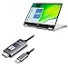 BoxWave Cable Compatible with Acer Spin 3 (SP313-51N) - SmartDisplay Cable - USB Type-C to HDMI (6 ft), USB C/HDMI Cable for Acer Spin 3 (SP313-51N) - Jet Black